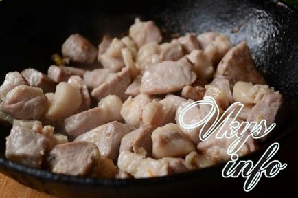 Печени картофи с гъби и месо - вкусна рецепта със снимка