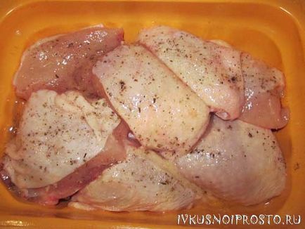 Задушени пилешки в multivarka - стъпка по стъпка рецепта със снимки, и вкусни и лесни