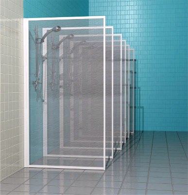 Устройството вграден душ плочки в банята или тоалетната