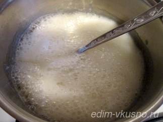 Варени захар към млякото или как да се готвя домашно шербет, вкусна храна