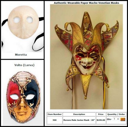 Венециански карнавал маска - мнения, снимки и история