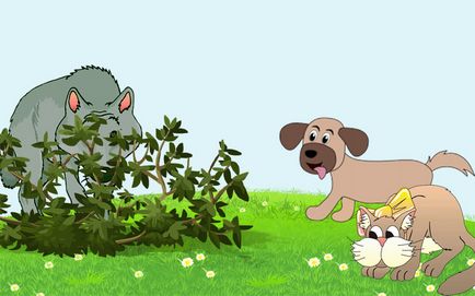 Вълкът и кучето (японски приказка), вълк и куче, животински истории за най-малките момчета