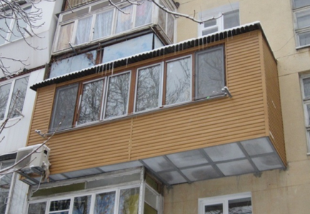 Смятате балкон включена в общата площ на апартамента - просто една сложна