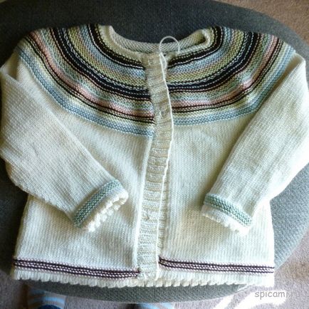 А пуловер за деца спици схема с подробно описание и видео семинари