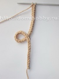 Плетене на една кука за плетене и кабели