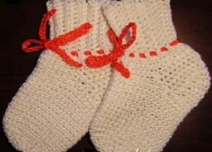 Памучни чорапи за новородени