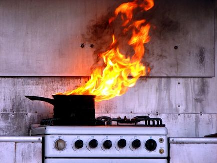 Как да се отървете от миризмата на изгоряло след огън, дим, изгаря храната
