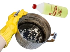 6-добрите начини за почистване от мащабни тигани и мазнини (снимка)