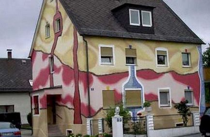 Боята и как се рисува къщата екстериорни снимки, видео