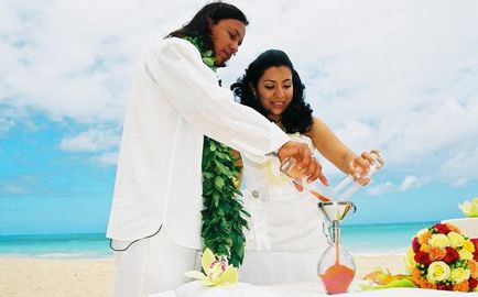 Какво е пясък на сватбената церемония