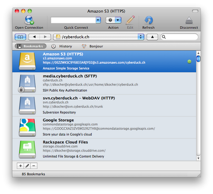 Cyberduck - FTP клиент, най-добрият сред свободните