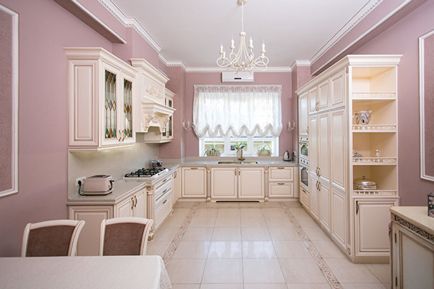 Кухненски дизайн в класически стил - 65 снимка интериор