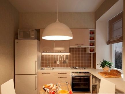 Проектиране на малка кухня в Хрушчов - планират идеи