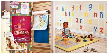 Дизайнът на стените в детската стая - всичко е правилното нещо да направя