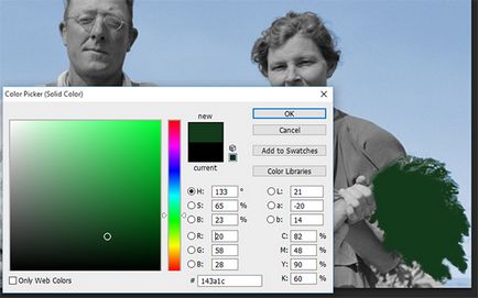 Как да добавите цвят към старите снимки в Photoshop - уебсайт дизайнер