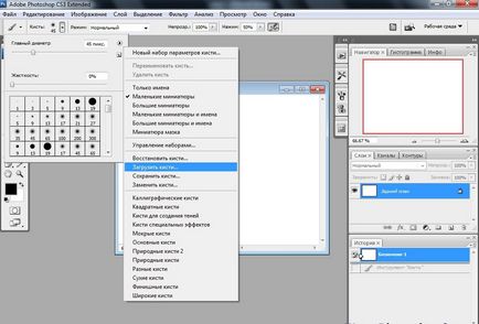 Как да използвате четка в Photoshop 1 (катерица лисица голяма) Как да използвате четка в Photoshop 1