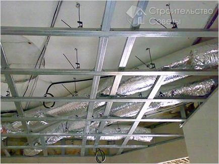 Как да се определи сухото строителство до тавана - монтиране технология гипсокартон на тавана