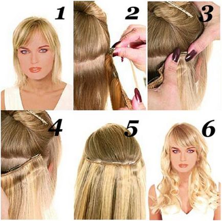 Как да се увеличи косата у дома разширение лента и други начини