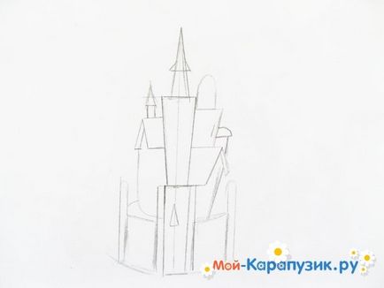 Как да се направи молив замък в етапа