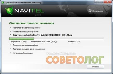 Как да обновите софтуера на Navitel Navigator - съветолог (софтуер) Как да обновите софтуера на Navitel Navigator - съветолог