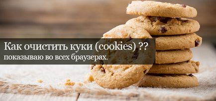 Как да изчистите бисквитките (бисквитки) в браузъра, в блога, за Alekseya Sedyh, инвестиции и доходи в интернет