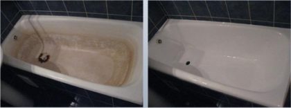 Как да се възстанови старата чугунена вана - 3-добрия начин и инструкции стъпка по стъпка!