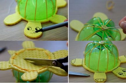 Как да си направим костенурка от пластмасови бутилки със собствените си ръце