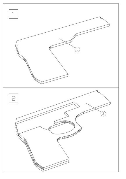 Как да направите пистолет стрелба гумени ленти производство