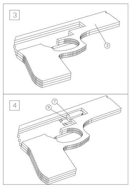 Как да направите пистолет стрелба гумени ленти производство