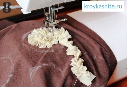 Как да украсят риза с ръцете си - рязане и шиене