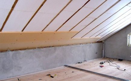 Как да се изолира тавана в дървена къща методи и изолация технология, избора на материали