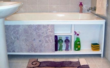 Как да се затвори в банята от дъното на екрана са различни начини за създаване на естетически вид