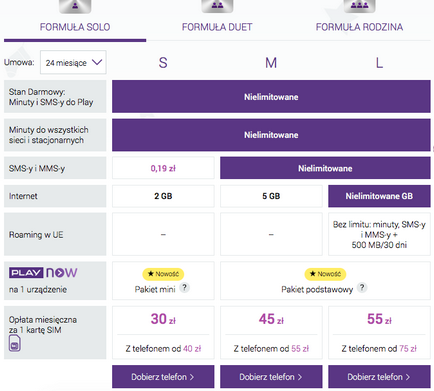 Големите мобилни оператори в Полша - стартови пакети, договори, тарифите (договори) Големите мобилни оператори в Полша - стартови пакети, договори, тарифи