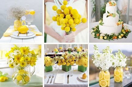 Lemon сватбени снимки и дизайнерски идеи сватба в цвят лимон