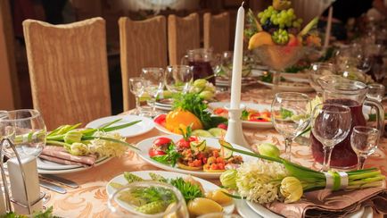 Менюто за банкета на сватбата, как да се изчисли количеството на храната за сватбата