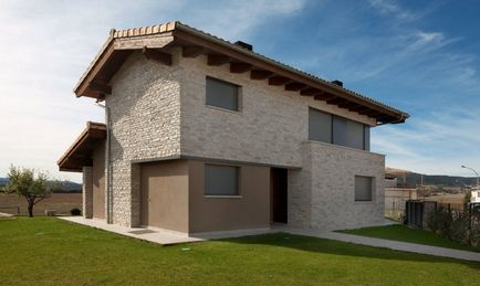 Облицовъчни каменни къщи - 100 снимки на завършени проекти