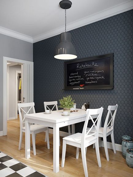 Wallpaper ситопечат печат, стена, винил, на хартиен носител и нетъкан в интериора на кухнята или коридора