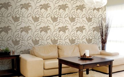 Wallpaper ситопечат печат, стена, винил, на хартиен носител и нетъкан в интериора на кухнята или коридора