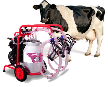 Преглед на машини за доене кравите принцип на работа, видове, модели за