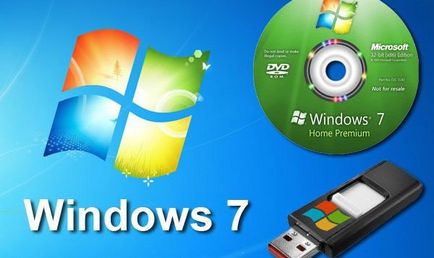 Преинсталиране на Windows 7 на лаптопа с флаш памет и инструкции стъпка по стъпка