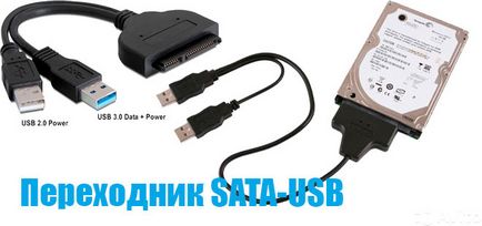 Сата-USB адаптер конвертирате вътрешен твърд диск във външен