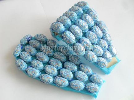Изделия от шоколадови бонбони със собствените си ръце