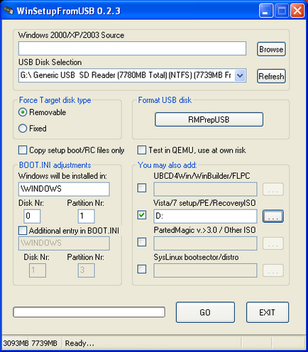 Подготовка за зареждане на USB флаш устройство, прозорци, adminstuff (Windows) Подготовка за зареждане на USB флаш устройство, прозорци, adminstuff