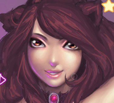 Оцветяване рисуване в Photoshop (след завършен) Оцветяване на картината в Photoshop