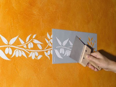 Печат готови шаблони на цветя и пеперуди на стената за украса и изготвяне свои ръце