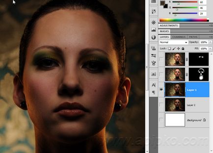 Face Retouch в Photoshop CS5 подробен урок - спестяване - убит - снимка