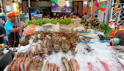 Риба и морски дарове в Тайланд видове морски дарове