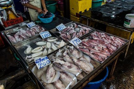 Риба и морски дарове в Тайланд видове морски дарове