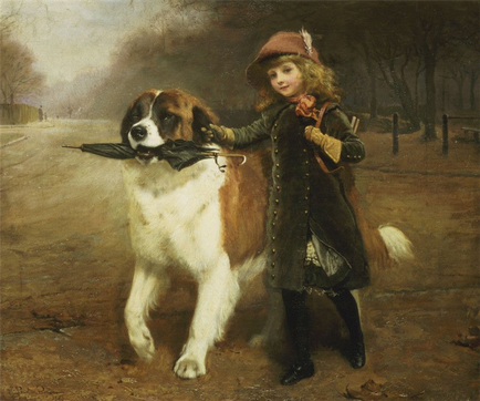 Кучета в историята на живописта, привличат!