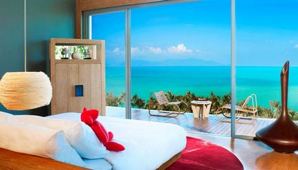 Спални с изглед към морето